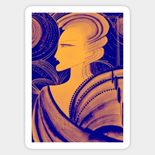 THE NIGHT OF ART DECO Sticker